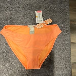 GB GIANNI BINI NWT LIGHT ORANGE BIKINI BOTTOMS size small